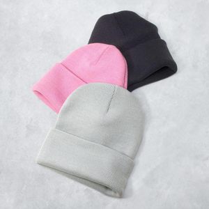 Knit Cuffed Plain Beanies Unisex Adult <b>Winter</b> Hat Soft Warm Outdoor Fashion Slouchy Skully <b>Cap</b> 100% Acrylic - Product Image 3