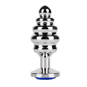 Juguetes sexuales anales de metal acanalado con diseño de joyería para mujeres y hombres, juegos y juguetes sexuales divertidos - Product Image 6