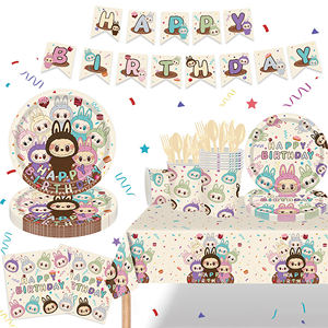 हॉट सेलिंग पार्टी टेबलवेयर सेट पार्टी टेबलवेयर सेट पार्टी बच्चों के लिए जन्मदिन की पार्टी आपूर्ति - Product Image 4