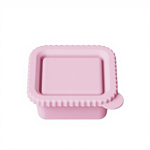 Conteneur à collation et boîte à lunch rectangulaire moderne en silicone, écologique, sans BPA et de haute qualité. - Product Image 4