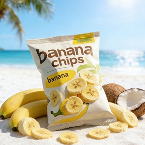 Wholesale Custom Printed Logo Resealable Plastic Food <b>Packaging</b> <b>Bag</b> Plastic Aluminum Foil Mylar Potato Chips Banana Chips <b>Bag</b> - Product Image 1