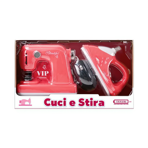 Cuci E Stira <b>Sewing</b> And Ironing Toy <b>Set</b> For Kids With Lights And Sounds 39 Cm Red - Product Image 3