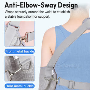 Écharpe de soutien pour épaule, cou, poignet et avant-bras de haute qualité, certifiée CE et ISO 13485, personnalisable avec plusieurs options de taille - Product Image 4