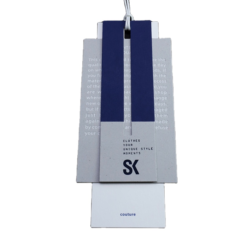 Factory Direct Paper Hang Tag Custom Branded Solution Environmentally Friendly For Clothing Tags