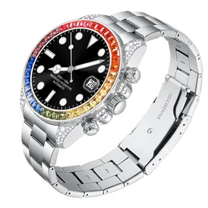 2024 nuovo Smartwatch R1 Pro diamante Odm metallo acciaio inossidabile cinturino personalizzato Logo privato IP68 R1Pro rotondo Smart Watch
