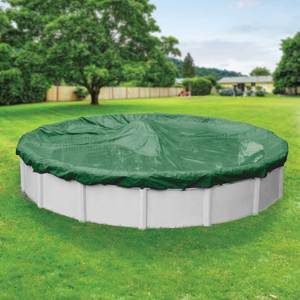 Couverture d'hiver solide Ultimate 180g/m2 pour <span class=keywords><strong>piscine</strong></span> hors sol à cadre en fibre de verre de luxe solide avec corde en acier et jardins de verrouillage de <span class=keywords><strong>fixation</strong></span> - Product Image 2