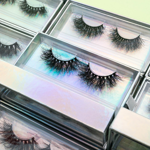 Ciglia in Visone Extra Drammatiche 25mm Super Voluminose e Fatte a Mano Ciglia Ricce e Vaporose per Trucco Occhi - Product Image 6