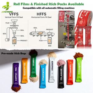 Bolsas de Embalaje Personalizadas Impresas, Vacías, Pequeñas, Mini, de Grado Alimenticio, Termosellables, de Papel de Aluminio, Tipo Stick Pack, <span class=keywords><strong>para</strong></span> <span class=keywords><strong>Polvo</strong></span> y Líquido - Product Image 6