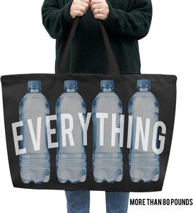 定制帆布手提袋超大购物沙滩手提袋可重复使用的超大购物袋28 "<span class=keywords><strong>X</strong></span> 8" <span class=keywords><strong>X</strong></span> 16" - Product Image 4