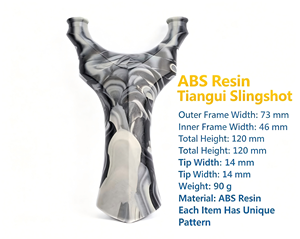 Professionelle Schleuder aus Harz und Flachleder mit Carbon-Polymer-ABS-Platte für Outdoor-Schießen und Jagd - Product Image 6