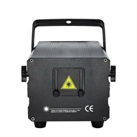 Lumière laser 3D pleine couleur 5W, contrôle DMX512/activation sonore RGB pour éclairage de scène professionnel, mariages, bars, nuits