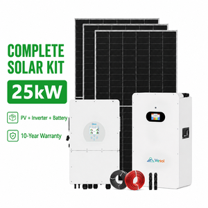 Solar Power System Complete Set With Hybrid Battery PV Panels for Off Grid Home Farm Use OEM ODM Kit VESOL-HYB-Series VESOL-HYB- - Product Image 1