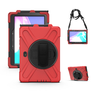 Funda giratoria para tableta a prueba de golpes de 360 grados para Samsung <span class=keywords><strong>Galaxy</strong></span> <span class=keywords><strong>Tab</strong></span> <span class=keywords><strong>Active</strong></span> <span class=keywords><strong>4</strong></span> Pro 10,1 con correa para el hombro - Product Image 1