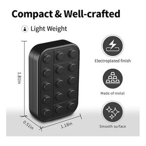 Juguete Antiestrés Personalizable de Metal, Acero Inoxidable, Silicona, Goma y Plástico, Deslizador Educativo EDC, Unisex, para la Ansiedad - Product Image 5