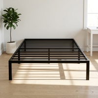 Lit pliant en métal réglable au design moderne (sur roulettes) pour chambre à coucher, dortoir, hôpital, bureau, hôtel, école, appartement, atelier