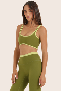 <span class=keywords><strong>Reggiseno</strong></span> <span class=keywords><strong>sportivo</strong></span> <span class=keywords><strong>da</strong></span> <span class=keywords><strong>donna</strong></span> e Top Yoga nuovo colore a contrasto traspirante con chiusura in vita con elastico per corsa e Fitness - Product Image 6