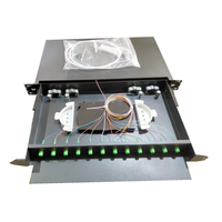 ODF optique 19 pouces 12 ports FC APC, fibre optique ODF 12 ports SC, tiroir optique, plateau optique, cajonera optica