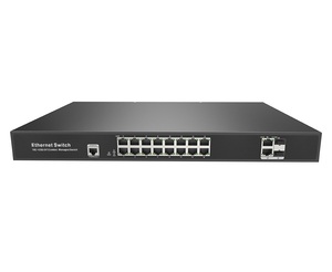 Network Managed <b>Switches</b> 16*10/100M RJ45 Port+2*100/1000M Uplink TP/SFP Ports <b>Ethernet</b> <b>Switch</b> - Product Image 3