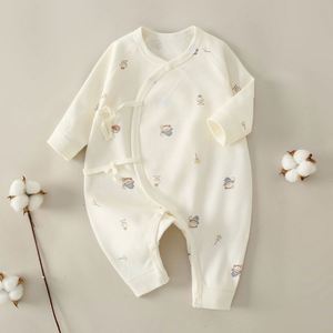 Ropa de Otoño para Recién Nacidos, Mono con Tirantes Estampado para Bebés, Pelele Moderno para Bebés - Product Image 1