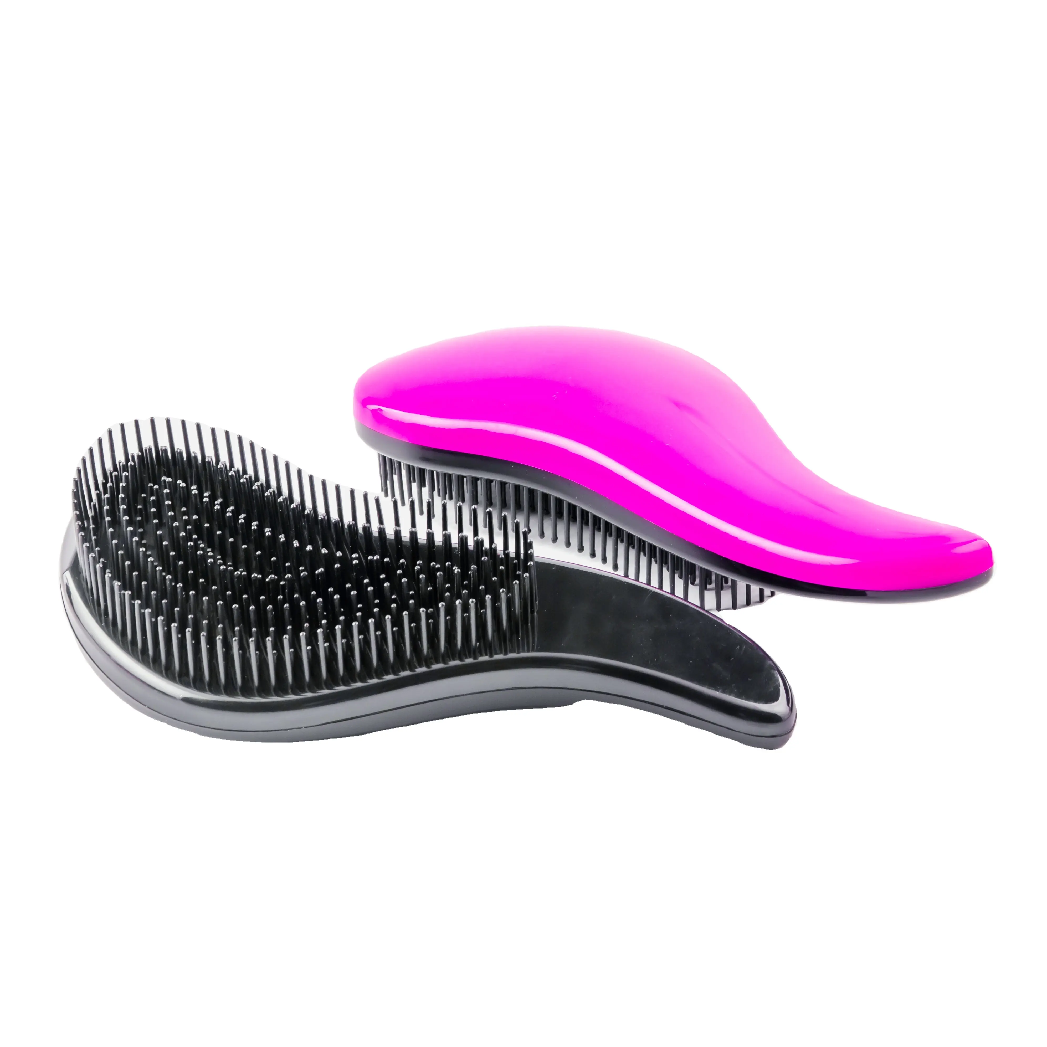 Customized Color Logo Detangling Hair Brush Comb Classic Detangling Hair Brush For Curly Hair