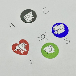 Scratch Color Colour Variable Round Scratch and Win <strong>Self</strong> <strong>Adhesive</strong> Label Rolls Scratch Off Labels <strong>Stickers</strong> - Product Image 3