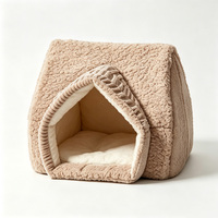 Nichoir d'hiver pour animaux de compagnie Yangyangpet Pure Sleep, entièrement fermé, type grotte pour chat, chaud, respirant et lavable.