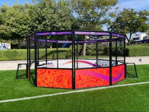 Équipement sportif LDK, cage <span class=keywords><strong>de</strong></span> panna miniature professionnelle et sécurisée pour l'extérieur, gazon artificiel, terrains <span class=keywords><strong>de</strong></span> football <span class=keywords><strong>de</strong></span> rue - Product Image 1