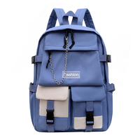 Sac à dos étudiant Marksman Fashion grande capacité, multicolore, imperméable, avec compartiment pour ordinateur et dossier ergonomique