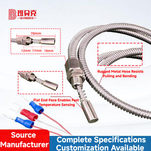 <span class=keywords><strong>PT100</strong></span> متين محرك تحمل المقاوم الحراري يقاوم سحب والانحناء RTD استشعار درجة الحرارة - Product Image 4