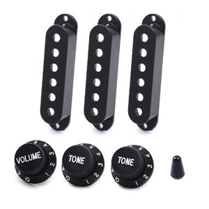 Penutup Pickup 48 50 52MM SSS Tombol 1 Volume 2 Tone untuk Aksesori gitar elektrik plastik ujung sakelar gitar gaya ST - Product Image 5