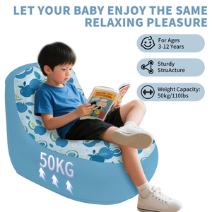 Fruit <strong>Kids</strong> Inflatable Lounger <strong>Chair</strong> Children Play Sofa Soft Puffy Seat Toddler Blow Up Furniture - Product Image 2