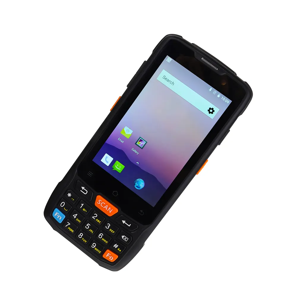 Scanner de codes-barres PL-40L, lecteur de codes à barres, portatif, avec lecteur RFID 1D, 2D, 4G, bluetooth, GSM, pour collecteur de données, portatif