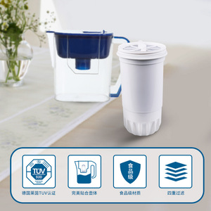 Cartucho de filtro de agua Yunda Filter Zero 150L con núcleo de resina de descloración para purificación de agua - Product Image 2