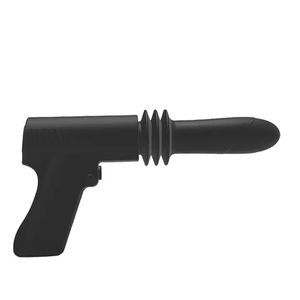 Consolador de pistola de ametralladora sexual automática erótica para adultos, masajeador de varita Av, vibrador de clítoris de mano telescópico de empuje, tapón Anal - Product Image 4