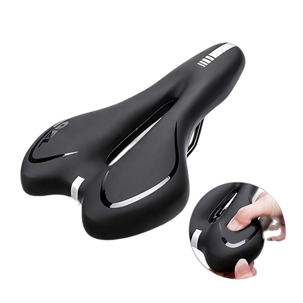 Амортизирующее седло для горного велосипеда, ПВХ подушка, седло для велосипеда, ажурное, Аксессуары для велосипеда