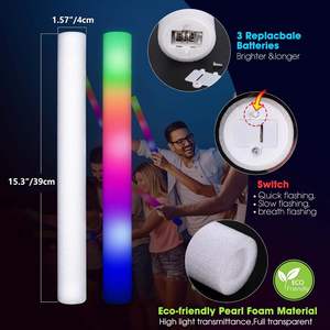 Venta al por Mayor de Barras Luminosas de Espuma, Barras LED, Artículos Luminosos para Fiestas que Brillan en la Oscuridad - Product Image 4