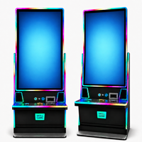 Machine de jeu d'arcade professionnelle avec écran incurvé de 43 pouces, boîtier en métal, bordure LED RVB pour le divertissement