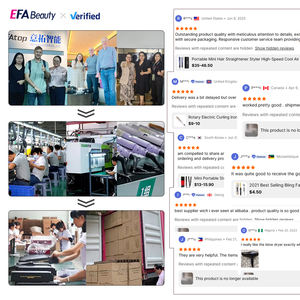 EFA S72 جهاز فرد شعر احترافي متعدد الوظائف يعمل بدرجة حرارة محمولة جديدة مع شاشات ليد - Product Image 2