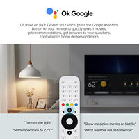 Nouveaux produits 2025 Mecool KM2 PLUS Deluxe S905X4 4G 32G Boîtier TV Android TV 11 Certifié Google Wifi6 BT Télécommande Vocale Décodeur