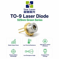 Diode laser verte SHARP 520nm 1.3W, puces laser d'alignement industrielles GH05C01D9G TO-56 4.3V 0-60C pour instruments d'ingénierie et de topographie