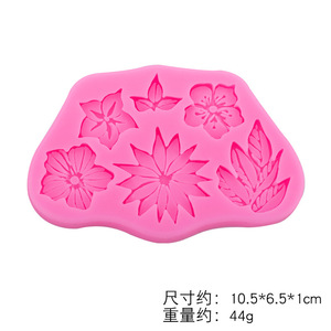 Flower Silicone Mold For <b>Cake</b> <b>Decorating</b> Pink 12.5x4.8x1.2cm Baking Fondant Mold Wedding <b>Cake</b> <b>Supplies</b> - Product Image 5