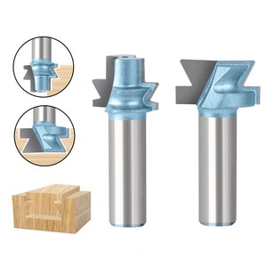 8mm 12mm Ngăn kéo trượt đường sắt cắt rắn gỗ hướng dẫn đường sắt Thanh trượt khía bàn nam và nữ trượt rãnh hợp kim phay công cụ - Product Image 1