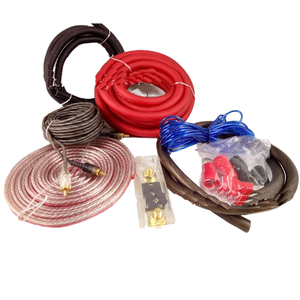 Kit di cablaggio amplificatore prezzo di fabbrica cina Car Audio OEM Brand <span class=keywords><strong>RCA</strong></span> PVC giacca OFC conduttore cavo amplificatore per auto - Product Image 3