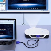 Câble VGA mâle-mâle 1080P HD avec double noyau de ferrite blindé anti-interférence pour moniteur, ordinateur portable, téléviseur, projecteur