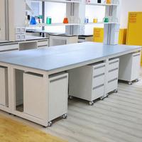 Banc de laboratoire à cadre en H pour la chimie universitaire Mobilier pour les sciences et les laboratoires médicaux Tables