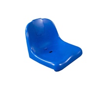 Siège de stade durable - Chaise en plastique PP résistant aux intempéries avec dossier ergonomique moyen pour une utilisation longue durée
