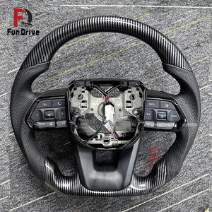 Volant personnalisé en fibre de carbone <span class=keywords><strong>Toyota</strong></span> Gr Corolla Hiace Mark <span class=keywords><strong>X</strong></span> Prado 120 Yaris Rav4 Innova Vitz Crown 4runner Hilux Lc 100 - Product Image 1