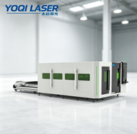 Máquina de Corte Láser de Fibra CNC YOQI Y2-3015 con Mesa de Intercambio Totalmente Cerrada para Láminas y Tubos, Cortadora Láser de Metal AI/BMP