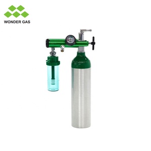 2.75L Medical D Size <strong>Oxygen</strong> Aluminum Gas Cylinder with <strong>Oxygen</strong> <strong>Regulator</strong>/<strong>Flowmeter</strong>/Humidifier/Bag/Nasal Cannula/<strong>Oxygen</strong> Mask - Product Image 5