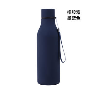 Vente en gros de nouvelles bouteilles en acier inoxydable avec petite bouche thermos peinture caoutchouc <span class=keywords><strong>tasse</strong></span> d'eau pour sports de plein air - Product Image 4